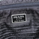 PRADA Rucksack Nylon Grün Silber Auth 178912-21