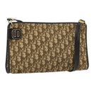 Christian Dior Trotter Canvas Umhängetasche Beige Gold Authentisch 178914-1