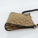 Christian Dior Trotter Canvas Umhängetasche Beige Gold Authentisch 178914-5