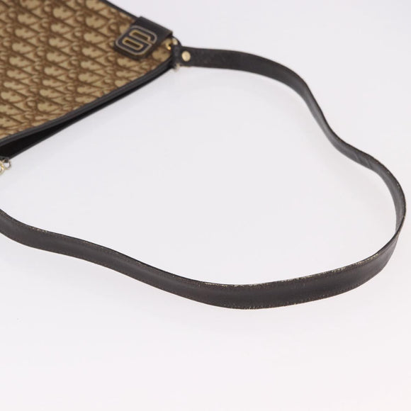Christian Dior Trotter Canvas Umhängetasche Beige Gold Authentisch 178914