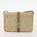 Christian Dior Honeycomb Canvas Shoulder Bag 2 Set Beige Auth 178917-10