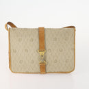 Christian Dior Honeycomb Canvas Shoulder Bag 2 Set Beige Auth 178917-2