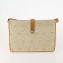 Christian Dior Honeycomb Canvas Shoulder Bag 2 Set Beige Auth 178917-3