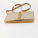 Christian Dior Honeycomb Canvas Shoulder Bag 2 Set Beige Auth 178917-7
