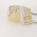 Salvatore Ferragamo Tote Bag Leather 2 Set Dark Brown Ivory Auth 178918-14