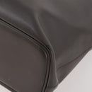 Salvatore Ferragamo Tote Bag Leather 2 Set Dark Brown Ivory Auth 178918-8