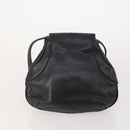 BALLY Chain Shoulder Bag Leather 2 Set Black Auth 178919-3