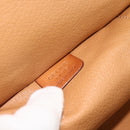 CELINE Macadam Canvas Vanity Hand Bag PVC Leather Brown Gold Auth 178930A-19