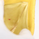 Miu Miu Matelasse Chain Shoulder Bag Leather Yellow Gold Auth 178934A-11