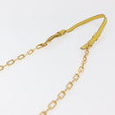 Miu Miu Matelasse Chain Shoulder Bag Leather Yellow Gold Auth 178934A-8