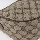 GUCCI GG Supreme Web Sherry Line Bag PVC Beige Gold 89 02 077 Auth 178937-10