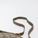 GUCCI GG Supreme Web Sherry Line Bag PVC Beige Gold 89 02 077 Auth 178937-8