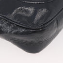 GUCCI Soho Shoulder Bag Patent leather Navy Gold 308364 Auth 178938A-10