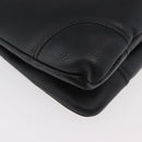 GUCCI Shoulder Bag Leather Black Gold 108964 Auth 178939V-10