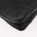 GUCCI Shoulder Bag Leather Black Gold 108964 Auth 178939V-12