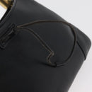 GUCCI Shoulder Bag Leather Black Gold 108964 Auth 178939V-14