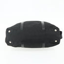 PRADA Hand Bag Nylon 2way Black Silver Auth 178940-5