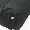 PRADA Hand Bag Nylon 2way Black Silver Auth 178940-17