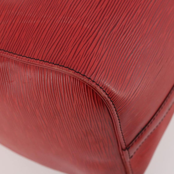 LOUIS VUITTON Epi Keepall 45 Boston Bag Red M42977 LV Auth 178945A