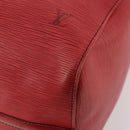 LOUIS VUITTON Epi Keepall 45 Boston Bag Red M42977 LV Auth 178945A-12
