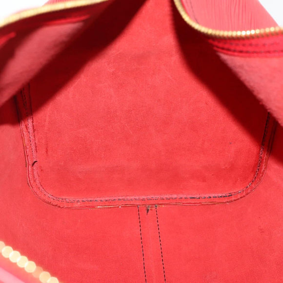 LOUIS VUITTON Epi Keepall 45 Boston Bag Red M42977 LV Auth 178945A