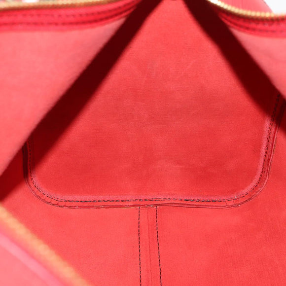 LOUIS VUITTON Epi Keepall 45 Boston Bag Red M42977 LV Auth 178945A
