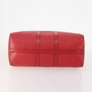 LOUIS VUITTON Epi Keepall 45 Boston Bag Red M42977 LV Auth 178945A-9