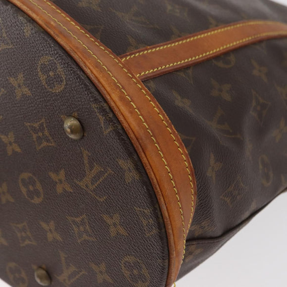 LOUIS VUITTON Monogram Bucket GM Shoulder Bag M42236 LV Auth 178948