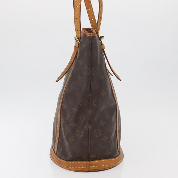 LOUIS VUITTON Monogram Bucket GM Shoulder Bag M42236 LV Auth 178948