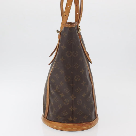 LOUIS VUITTON Monogram Bucket GM Shoulder Bag M42236 LV Auth 178948