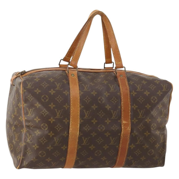 LOUIS VUITTON Monogram Sac Souple 45 Boston Bag M41624 LV Auth 178950