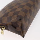 LOUIS VUITTON Damier Ebene Pochette Cosmetic PM Pouch N47516 LV Auth 178952-15