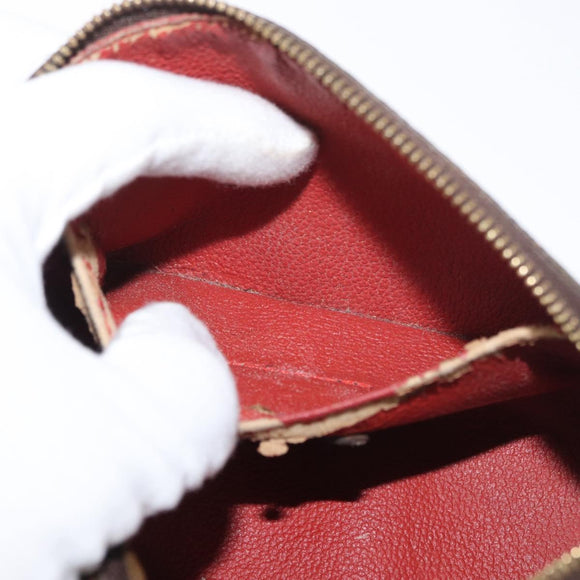 LOUIS VUITTON Damier Ebene Pochette Cosmetic PM Pouch N47516 LV Auth 178952