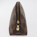 LOUIS VUITTON Damier Ebene Pochette Cosmetic PM Pouch N47516 LV Auth 178952-4