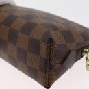 LOUIS VUITTON Damier Ebene Pochette Cosmetic PM Pouch N47516 LV Auth 178952-14