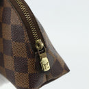 LOUIS VUITTON Damier Ebene Pochette Cosmetic PM Pouch N47516 LV Auth 178953-8