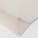 CHANEL Essential Hand Bag Leather White CC Auth 178954V-16