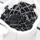 CHANEL Essential Hand Bag Leather White CC Auth 178954V-18