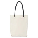 CHANEL Essential Hand Bag Leather White CC Auth 178954V-2