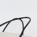 CHANEL Essential Hand Bag Leather White CC Auth 178954V-8