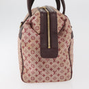LOUIS VUITTON Monogram Mini Josephine GM Hand Bag Red M92213 LV Auth 178965-5