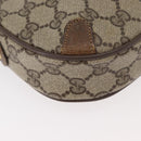 GUCCI GG Supreme Web Sherry Line Bag PVC Beige Gold 89 02 066 Auth 178969-10