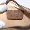 GUCCI GG Supreme Web Sherry Line Bag PVC Beige Gold 89 02 066 Auth 178969-16