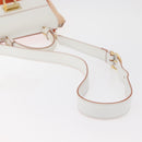 Salvatore Ferragamo Gancini Sofia Hand Bag Leather 2way Orange Gold Auth 178971A-10