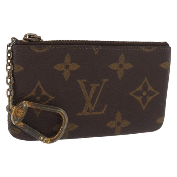 LOUIS VUITTON Monogram Pochette Cles Coin Purse M62650 LV Auth 178975
