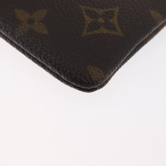 LOUIS VUITTON Monogram Pochette Cles Coin Purse M62650 LV Auth 178975
