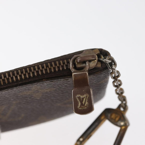 LOUIS VUITTON Monogram Pochette Cles Coin Purse M62650 LV Auth 178975