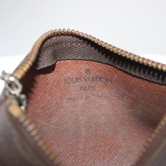LOUIS VUITTON Monogram Pochette Cles Coin Purse M62650 LV Auth 178975