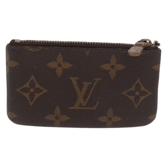LOUIS VUITTON Monogram Pochette Cles Coin Purse M62650 LV Auth 178975