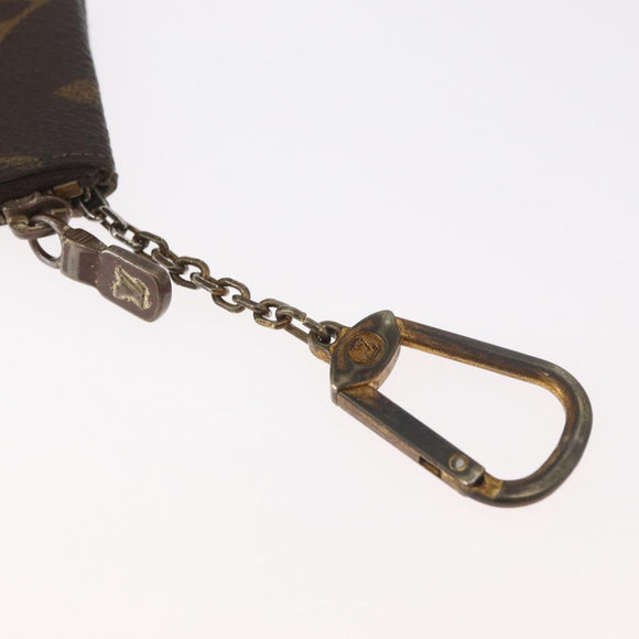 LOUIS VUITTON Monogram Pochette Cles Coin Purse M62650 LV Auth 178975
